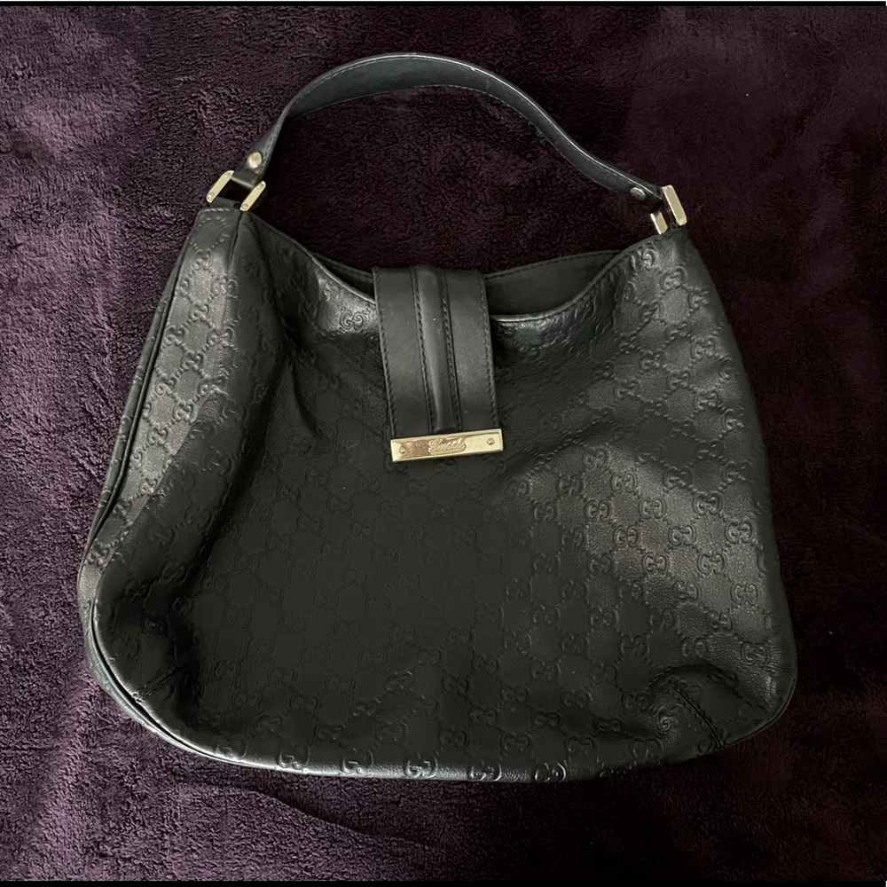 Gucci Shima On-Shoulder Bag Razor Black 233604
